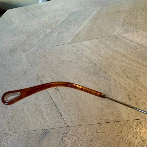 CHLOE CH0113S Aviator Gold Sunglasses with Turquoise Stone NWOT - Picture 7 of 8